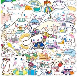 Sticker Set Sanrio Kuromi anime Sanrio Cute 50 piece CINNAMAROLL hello kitty
